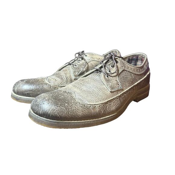 BED STU Men\'s Beacon Wingtip Oxford Dress Shoe Size 10 main image 5